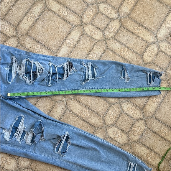 AE Distressed Hi-Rise Jegging 14 SHORT - Picture 7 of 7